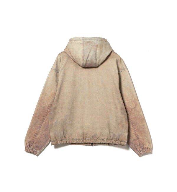 BEAMS「モック プリント フーディ」|ブルゾン・スタジャン|