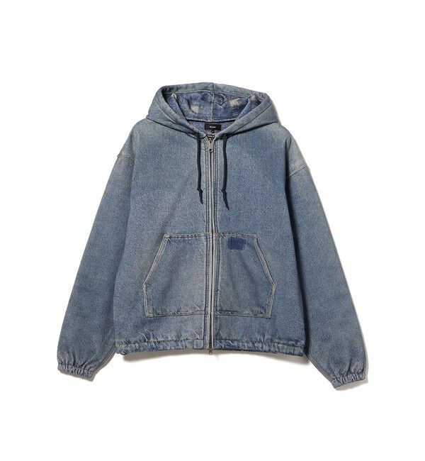 BEAMS「モック プリント フーディ」|ブルゾン・スタジャン|