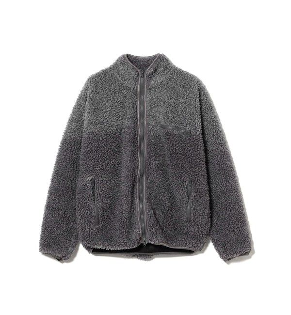 BEAMS PLUS「【別注】REMI RELIEF / Fleece Jacket Boa」|ブルゾン・スタジャン|FADE_BLACK