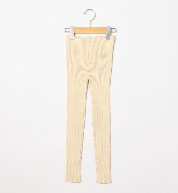 SHIPS KIDS「SHIPS KIDS:80～140cm / リブ レギンス（無地）」|レギンス・スパッツ|