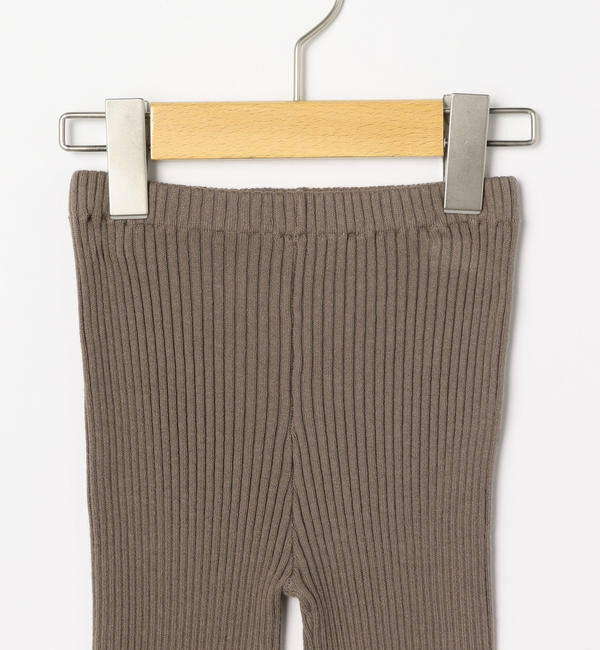 SHIPS KIDS「SHIPS KIDS:80～140cm / リブ レギンス（無地）」|レギンス・スパッツ|