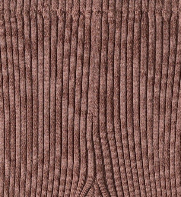 SHIPS KIDS「SHIPS KIDS:80～140cm / リブ レギンス（無地）」|レギンス・スパッツ|