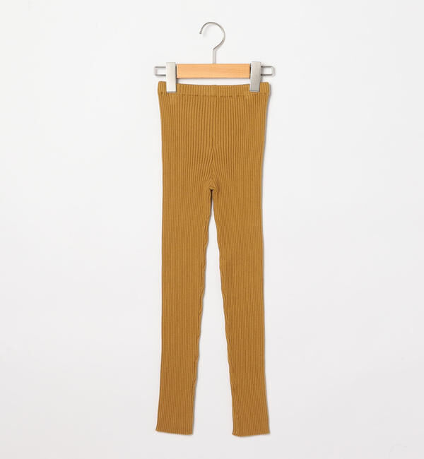 SHIPS KIDS「SHIPS KIDS:80～140cm / リブ レギンス（無地）」|レギンス・スパッツ|