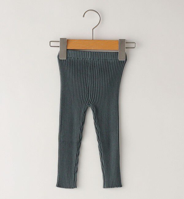 SHIPS KIDS「SHIPS KIDS:80～140cm / リブ レギンス（無地）」|レギンス・スパッツ|コバルトブルー