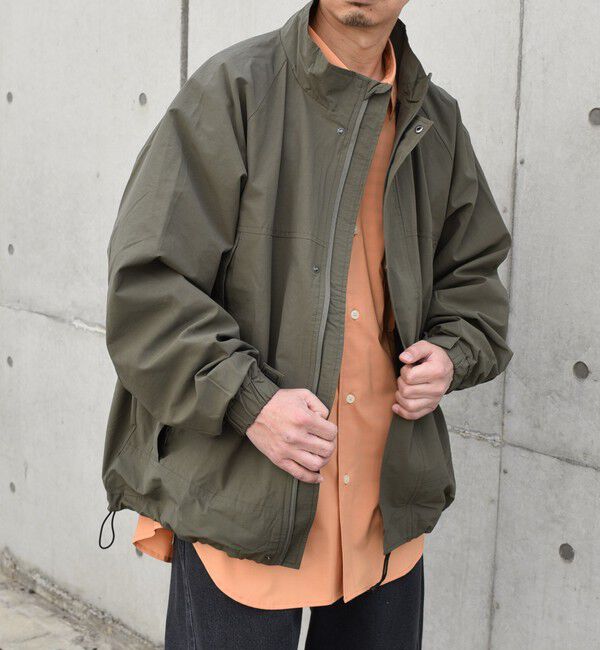 SHIPS any「【SHIPS any別注】HINSON: ショート モンスター ブルゾン 24SS ◇」|ブルゾン・スタジャン|オリーブ