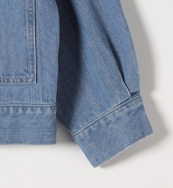 SHIPS any「SHIPS any: ノーカラー デニム ブルゾン［SHIPS any DENIM］」|デニムジャケット|