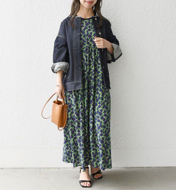 SHIPS any「SHIPS any: ノーカラー デニム ブルゾン［SHIPS any DENIM］」|デニムジャケット|