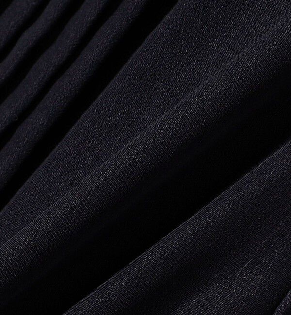 SHIPS for women「【WEB限定】〈手洗い可能〉ドット / 花柄 バンドカラー サイド プリーツ ワンピース」|ワンピース|