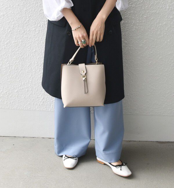 SHIPS any「《一部追加予約》SHIPS any: バイカラー2WAY スクエア ショルダー バッグ」|ショルダー・メッセンジャー|