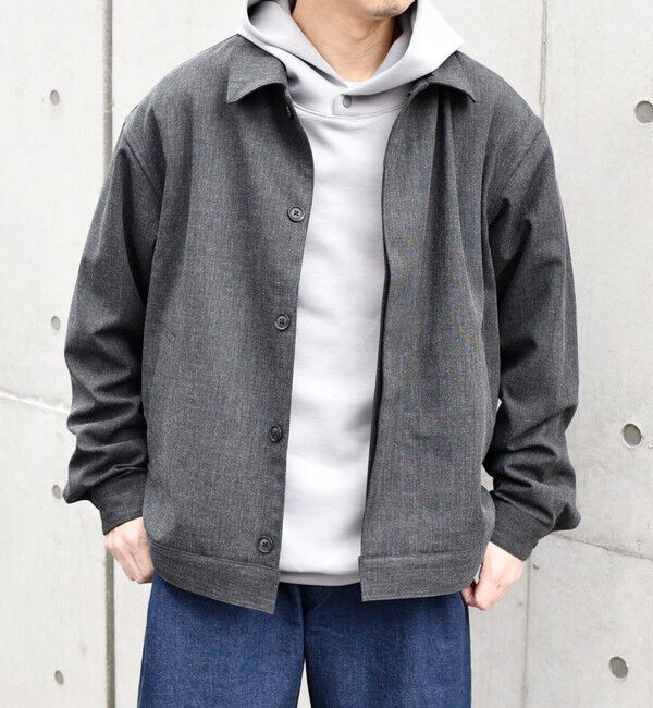 SHIPS any「SHIPS any: 〈手洗い可能〉 ショート ブルゾン 24FW◇」|ブルゾン・スタジャン|