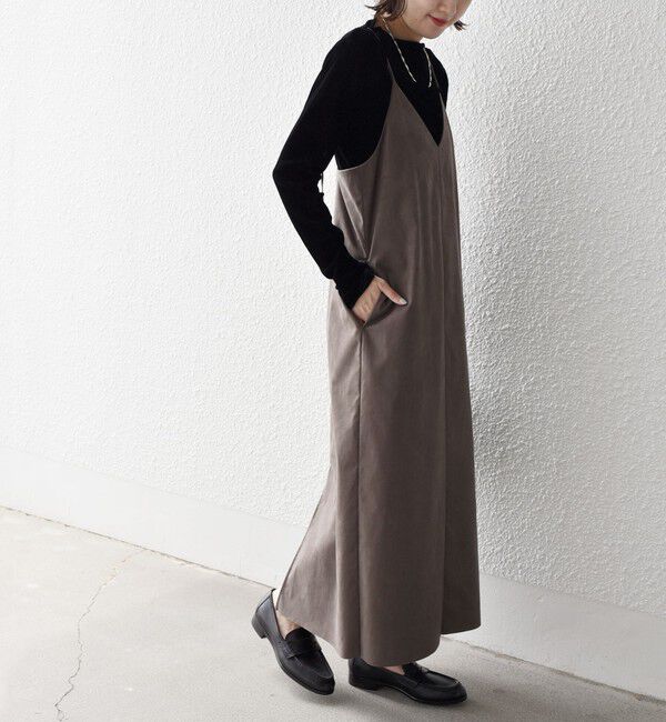 SHIPS for women「〈手洗い可能〉Iライン キャミ ワンピース」|ワンピース|