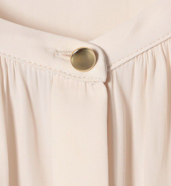 SHIPS Colors 「SHIPS Colors:〈洗濯機可能〉サテン ギャザー シャツ◇」|シャツ・ブラウス|