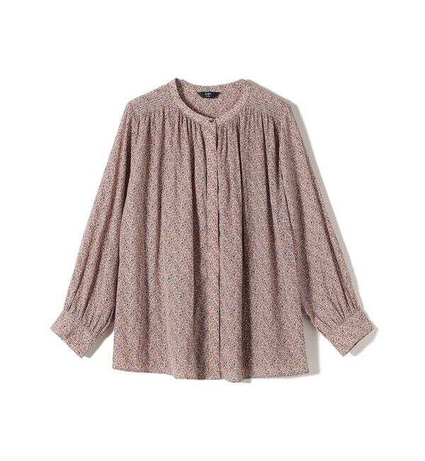 SHIPS Colors 「SHIPS Colors:〈洗濯機可能〉サテン ギャザー シャツ◇」|シャツ・ブラウス|