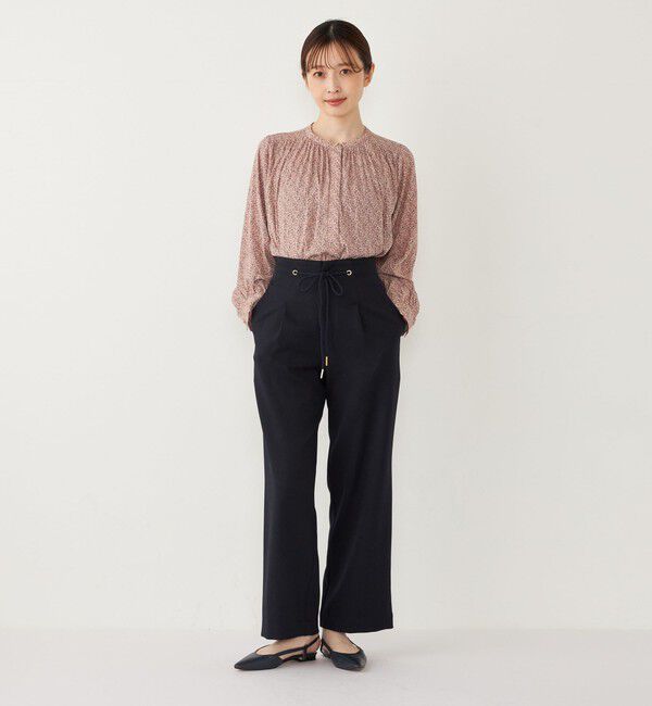 SHIPS Colors 「SHIPS Colors:〈洗濯機可能〉サテン ギャザー シャツ◇」|シャツ・ブラウス|