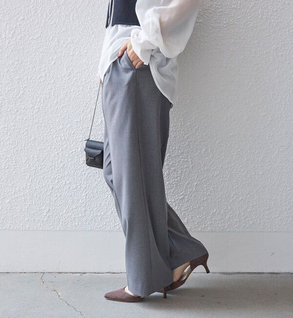 SHIPS for women「〈手洗い可能〉2タック トラウザー パンツ」|その他|