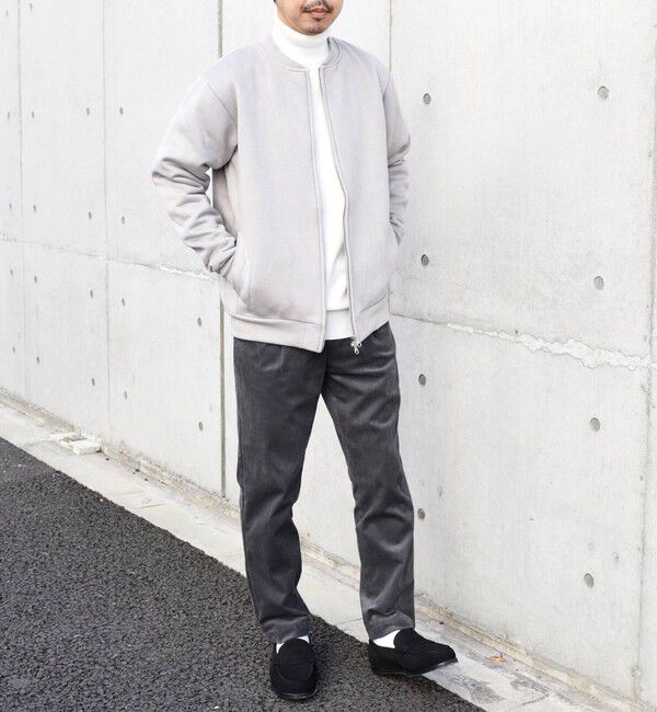 SHIPS any「SHIPS any: 〈洗濯機可能〉フェイクスエード (ポリエステル) ジップ ブルゾン 23AW◇」|ブルゾン・スタジャン|