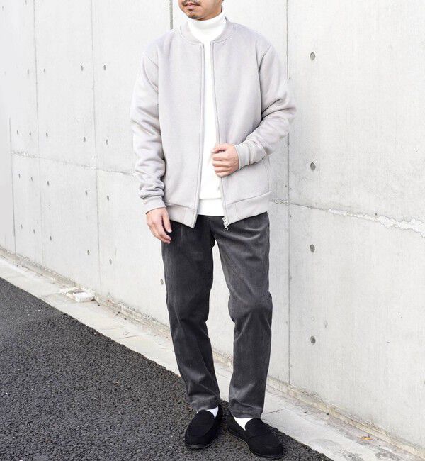 SHIPS any「SHIPS any: 〈洗濯機可能〉フェイクスエード (ポリエステル) ジップ ブルゾン 23AW◇」|ブルゾン・スタジャン|