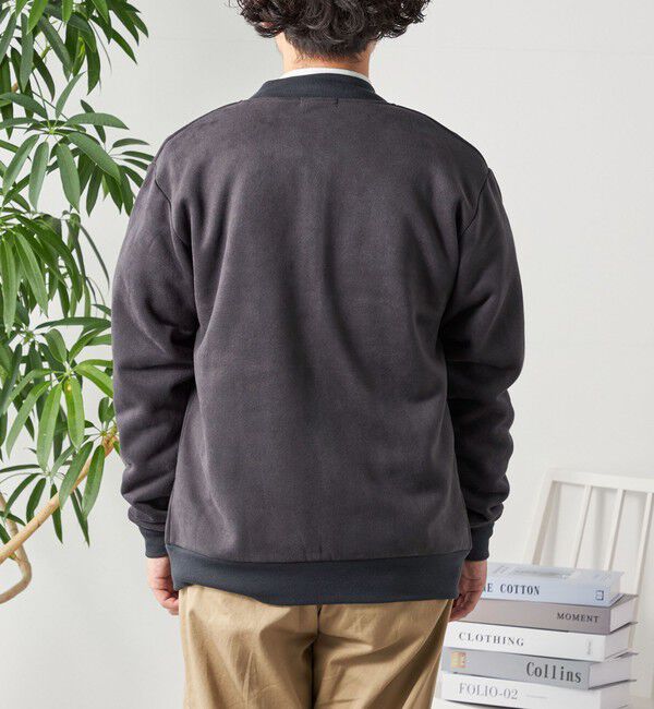 SHIPS any「SHIPS any: 〈洗濯機可能〉フェイクスエード (ポリエステル) ジップ ブルゾン 23AW◇」|ブルゾン・スタジャン|