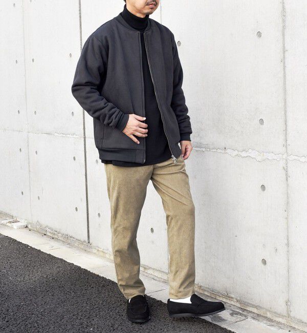 SHIPS any「SHIPS any: 〈洗濯機可能〉フェイクスエード (ポリエステル) ジップ ブルゾン 23AW◇」|ブルゾン・スタジャン|