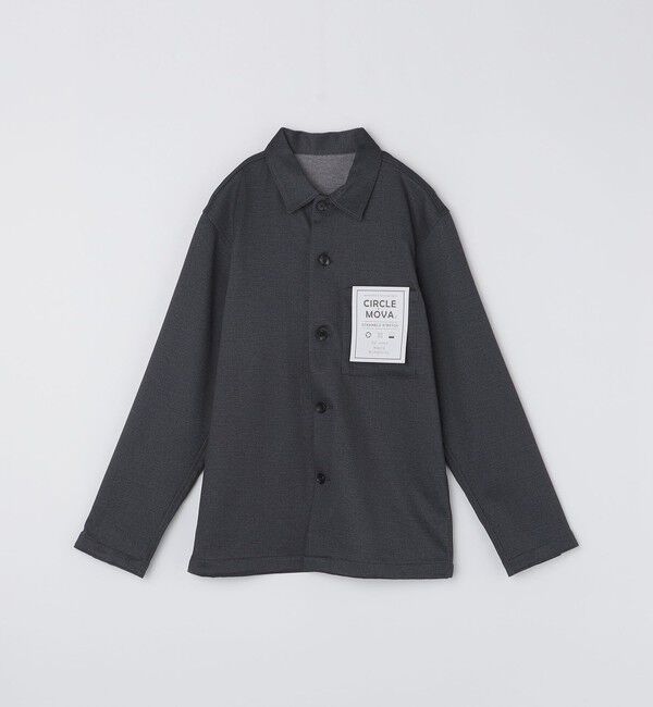 SHIPS Colors 「SHIPS Colors:〈洗濯機可能〉サークルムーバー プリント ボックス シャツ」|シャツ・ブラウス|グレー