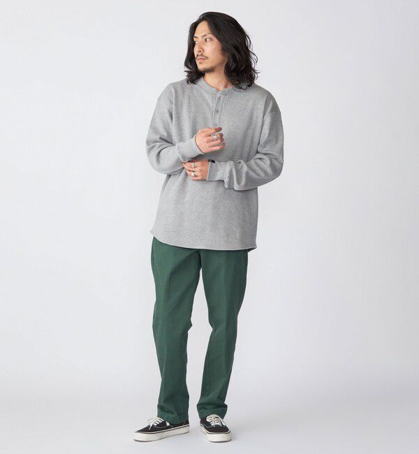 SHIPS「【SHIPS別注】THYARD:  ヘンリーネック サーマル 長袖 カットソー」|Tシャツ・カットソー|