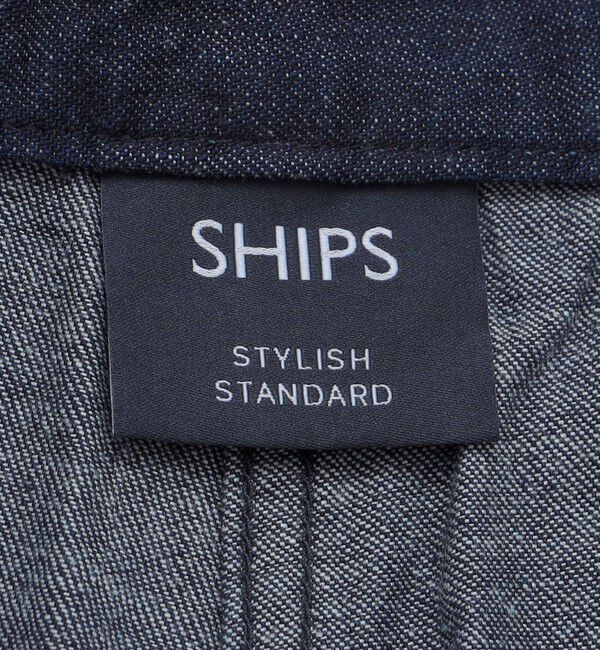 SHIPS「SHIPS STANDARD: デニム ワイド トラウザーズ」|デニム|