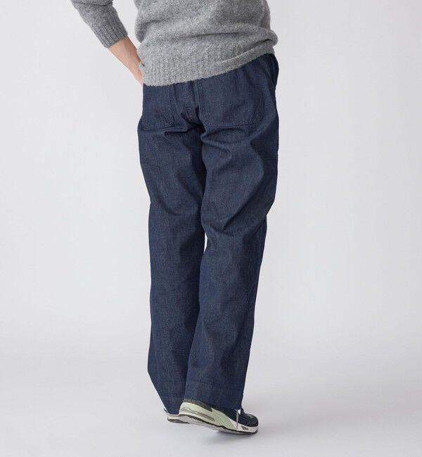 SHIPS「SHIPS STANDARD: デニム ワイド トラウザーズ」|デニム|