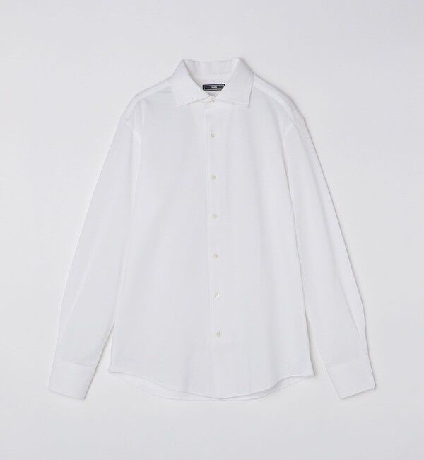 SHIPS「SHIPS: ALBINI ジャージー 無地 ワンピースカラー シャツ」|シャツ・ブラウス|
