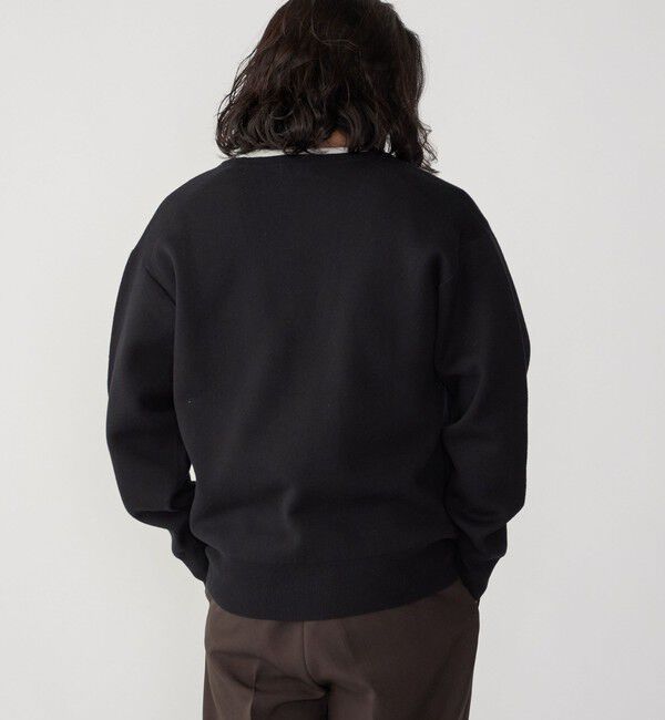 SHIPS「SHIPS: ダブルフェイス コットンカシミヤ Vネック 長袖 ニット」|ニット・セーター|