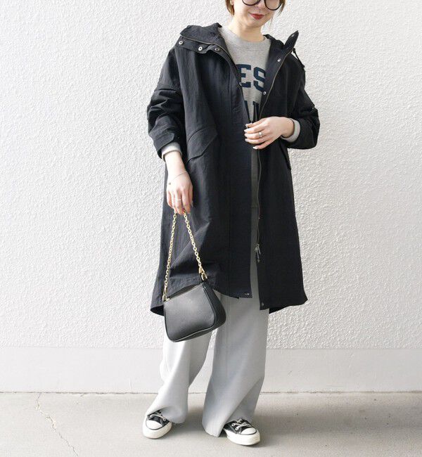 SHIPS any「SHIPS any:〈洗濯機可能〉オーバー フーディ ブルゾン コート」|その他|