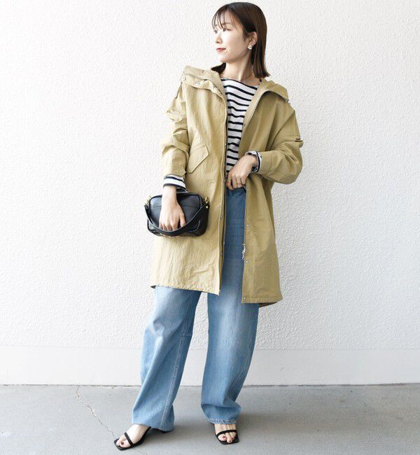 SHIPS any「SHIPS any:〈洗濯機可能〉オーバー フーディ ブルゾン コート」|その他|