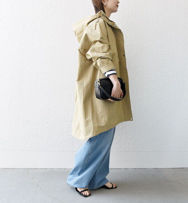 SHIPS any「SHIPS any:〈洗濯機可能〉オーバー フーディ ブルゾン コート」|その他|