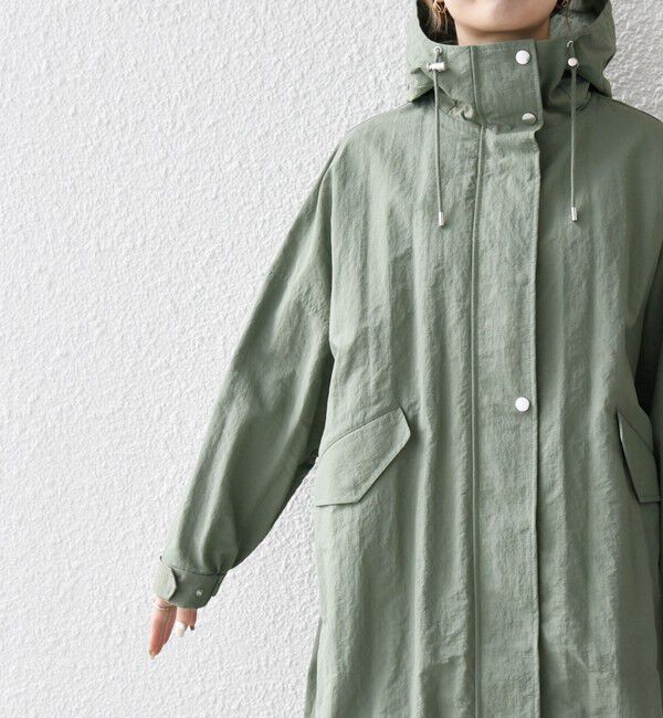 SHIPS any「SHIPS any:〈洗濯機可能〉オーバー フーディ ブルゾン コート」|その他|