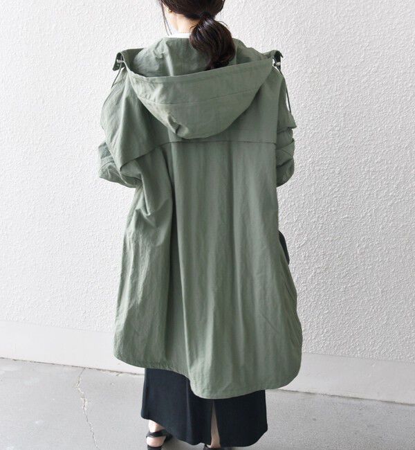 SHIPS any「SHIPS any:〈洗濯機可能〉オーバー フーディ ブルゾン コート」|その他|