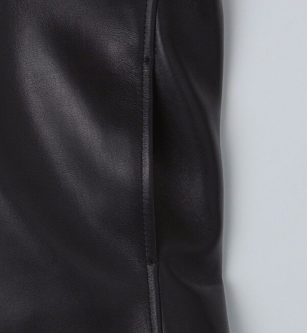 SHIPS「SHIPS: ラムレザー シングル ライダース ジャケット」|ライダースジャケット|