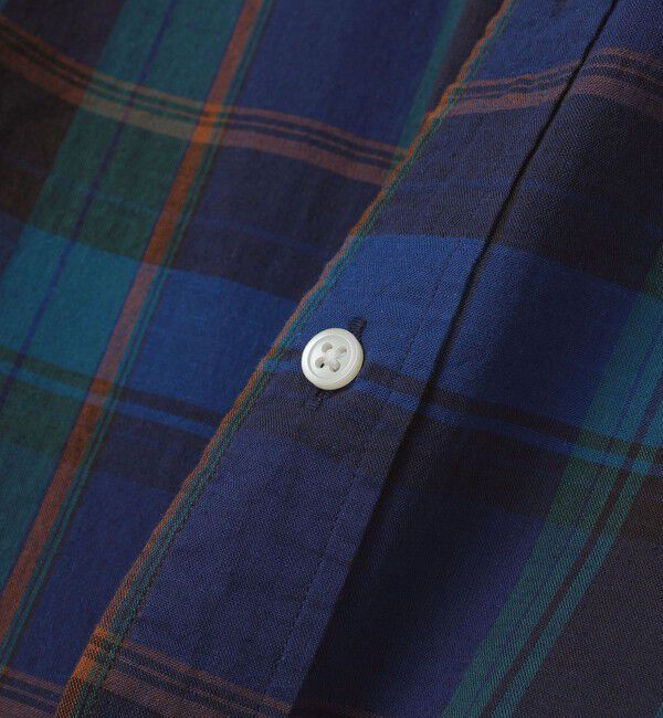 SHIPS「SHIPS: コットンリネン マドラスチェック ボタンダウン 長袖 シャツ」|シャツ・ブラウス|