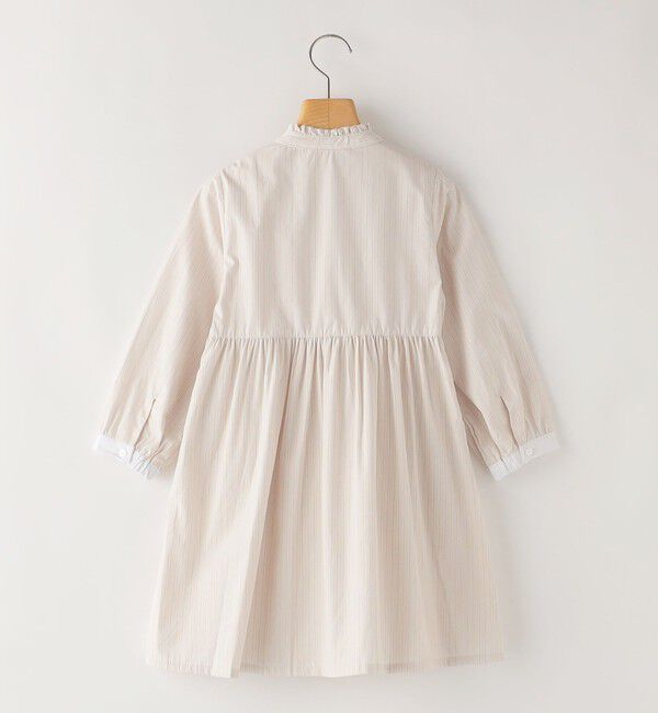 SHIPS KIDS「SHIPS KIDS:100～130cm / フリル シャツ ワンピース」|ワンピース|
