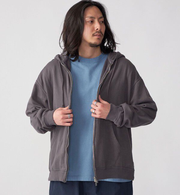 SHIPS「SHIPS: ソフト パイル コットン ジップアップ パーカー」|パーカー|