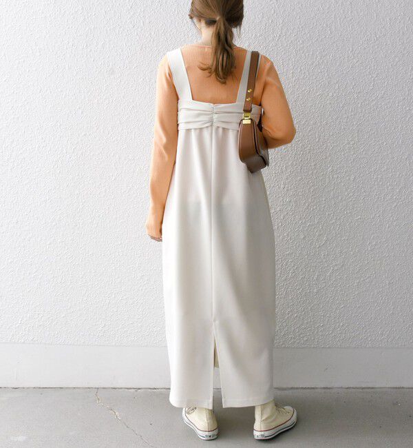 SHIPS any「SHIPS any:〈手洗い可能〉クリスピーリネン ジャンパースカート」|ジャンパースカート|