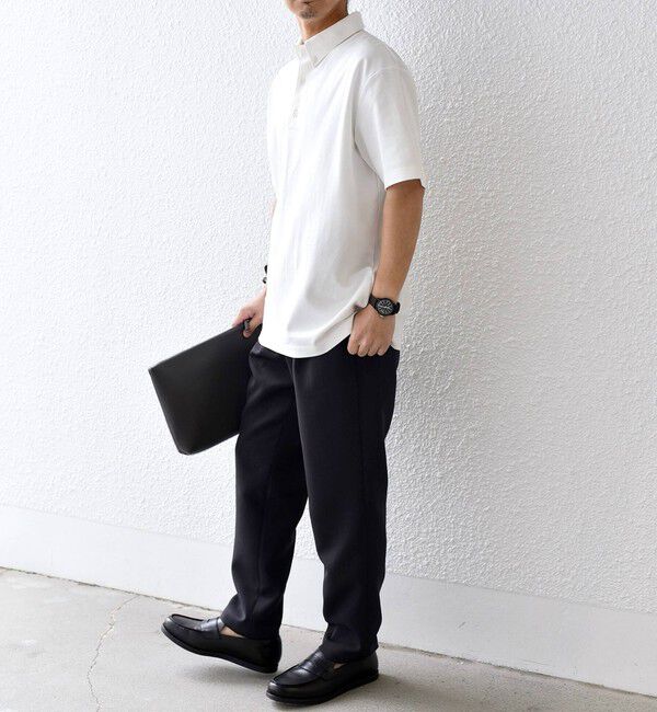 SHIPS any「SHIPS any:〈接触冷感/遮熱/UVカット機能等〉サマーファンクション 鹿の子 ボタンダウンポロシャツ◇」|ポロシャツ|