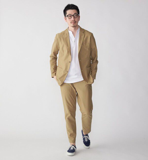 SHIPS「SHIPS:〈手洗い可能/セットアップ対応〉スーパーライト イージーパンツ」|スラックス|