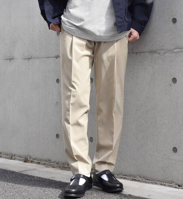 SHIPS any「SHIPS any: COOLMAX ジャストレングス テーパード パンツ ＜セットアップ対応＞◇」|チノ|