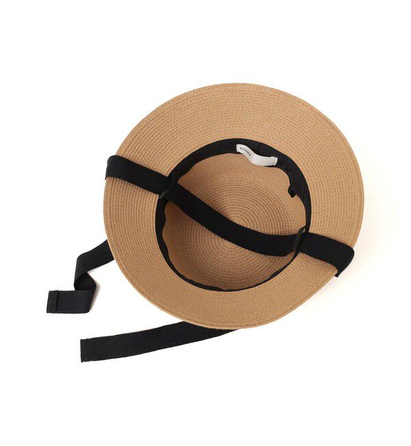 SHIPS for women「Rmeria:〈UVカット / 手洗い可能〉コットン リボン ペーパー ブレード ハット◇」|ハット|