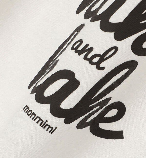 SHIPS any「【SHIPS any別注】MONMIMI: グラフィック プリント 半袖 Tシャツ<KIDS>」|Tシャツ・カットソー|