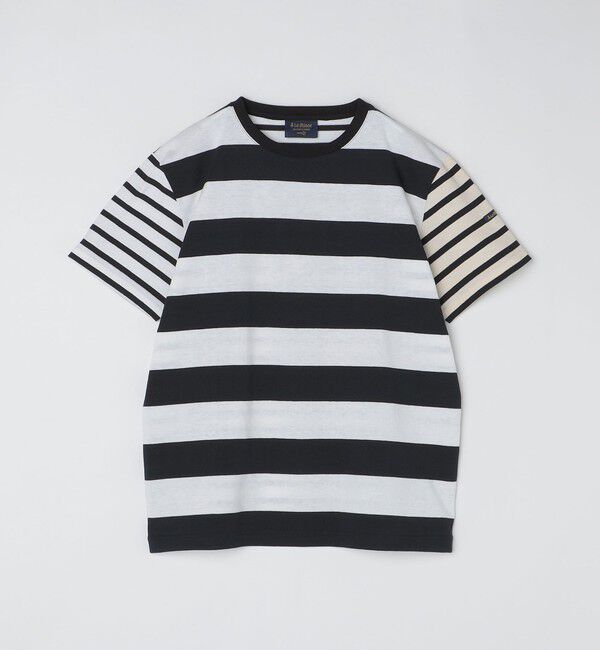 SHIPS「【BATEAUX DE SHIPS別注】Le Minor: ボーダー クルーネック Tシャツ」|Tシャツ・カットソー|