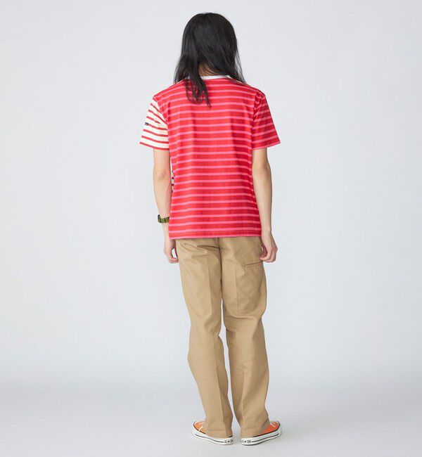 SHIPS「【BATEAUX DE SHIPS別注】Le Minor: ボーダー クルーネック Tシャツ」|Tシャツ・カットソー|