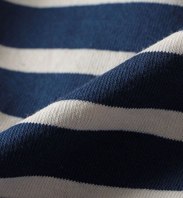 SHIPS「【BATEAUX DE SHIPS別注】Le Minor: ボーダー クルーネック Tシャツ」|Tシャツ・カットソー|