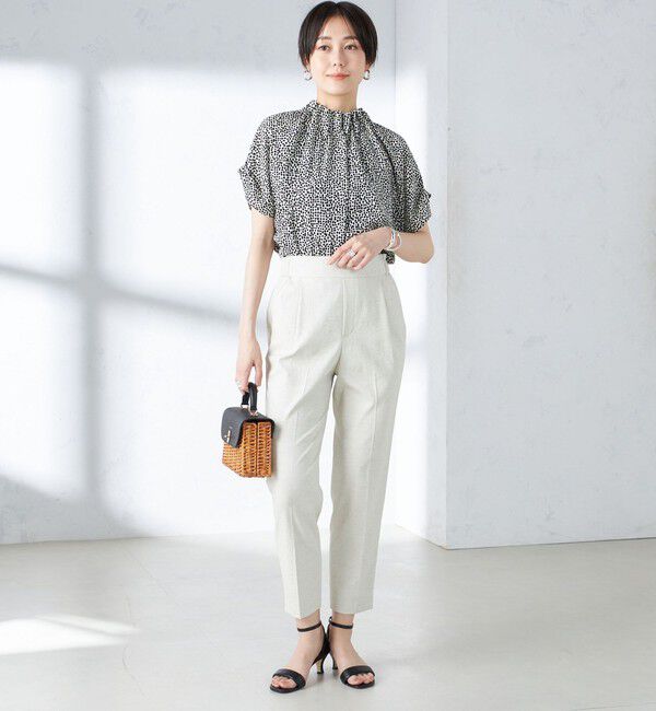 SHIPS for women「〈手洗い可能／UVカット〉ドライ オックス テーパード パンツ」|その他|