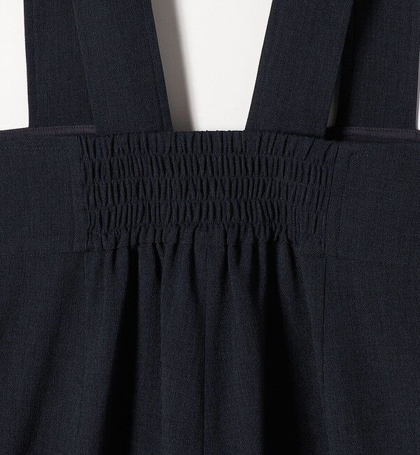 quaranciel「quaranciel:〈洗濯機可能〉ドビー ハイウエスト サロペット」|オールインワン|