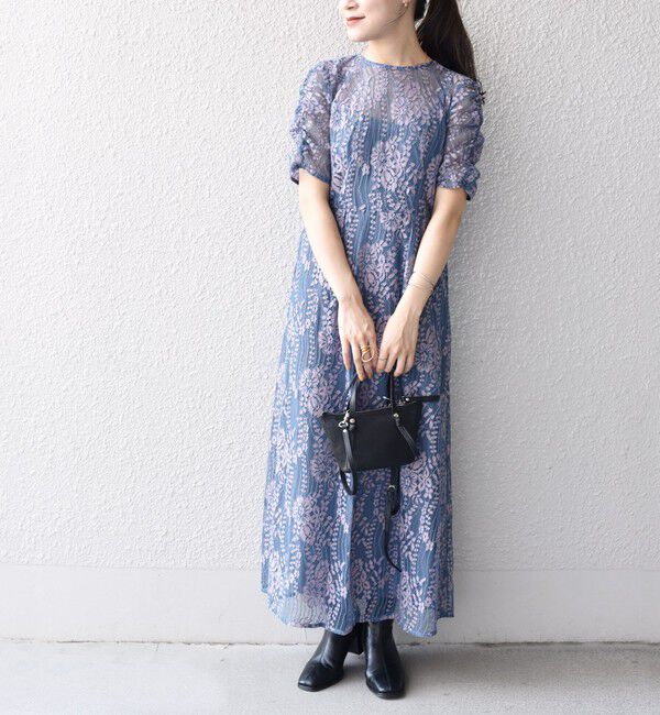 SHIPS for women「kaene:バックリボンレースワンピース 2（セレモニー対応可）」|ワンピース|